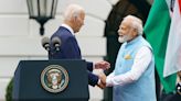 Biden welcomes Modi in front of spirited members of Indian diaspora