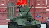 Putin marks Russia’s Victory Day parade with single tank for second year running