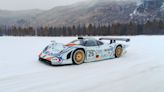 Le Mans-Winning Porsche 911 GT1 Races on Ice