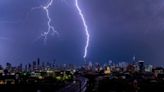 Impactantes imágenes de una fuerte tormenta eléctrica en Chicago