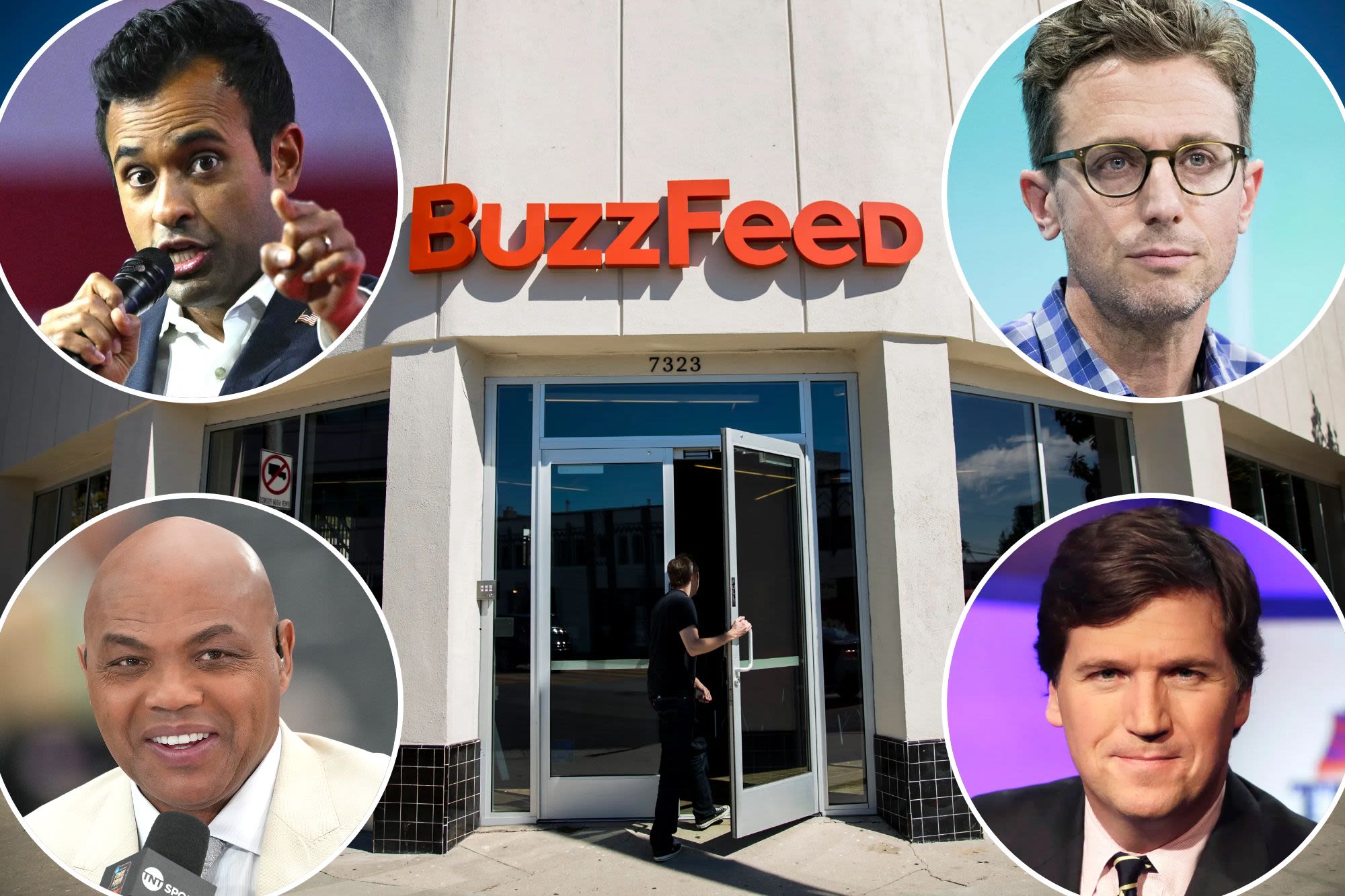 Vivek Ramaswamy demands BuzzFeed hire Bill Maher, Tucker Carlson, Charles Barkley and Aaron Rodgers