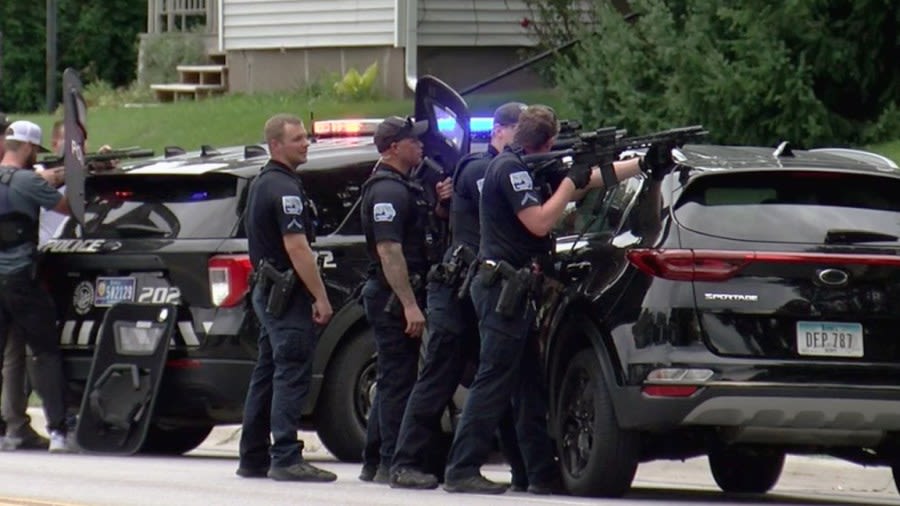 Large police presence in Davenport