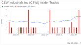 EVP, GM Contractor Solutions Don Sullivan Sells Shares of CSW Industrials Inc (CSWI)