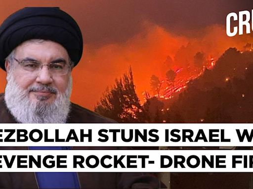 Hezbollah Rains 200 Rockets & Explosive Drones On IDF Bases; Fires in Occupied Golan, North Israel - News18