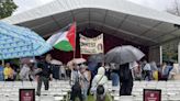 Pro-Palestine Protesters Disrupt Convocation Ceremonies, One Arrested in Confrontation with Police