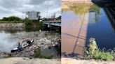 Influencer argentino y sus amigos limpian un río muy contaminado