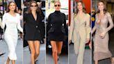 Hailey Bieber Wears 5 Outfits in 1 Day While Promoting New Skincare Line Rhode in N.Y.C.