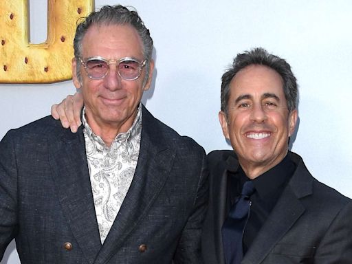 Jerry Seinfeld and Kramer Actor Michael Richards Have Rare Reunion 26 Years After 'Seinfeld' Finale