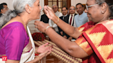 Budget 2024-25: Watch video of President Droupadi Murmu giving 'dahi cheeni' blessings to Nirmala Sitharaman