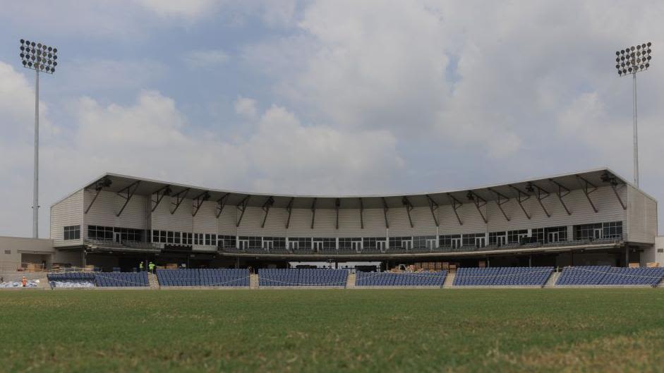 Stadium of T20 World Cup opener hit by severe storm