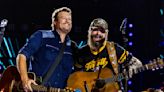 Post Malone, Blake Shelton Serve Up Two Surprise Performances of Unreleased Song ‘Pour Me a Drink’
