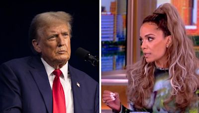 'The View': Sunny Hostin says she "blames" Donald Trump for the deaths of her in-laws during COVID-19