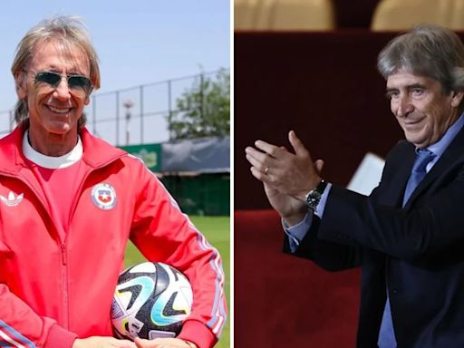 Manuel Pellegrini elogió a Ricardo Gareca, defendió su trabajo y espera un auspicioso cambio generacional en Chile