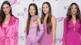 Elizabeth Hurley in Bedazzling Embellishments, Vera Wang and Her Daughter Embrace Soft Style Details at BCRF Hot Pink Party 2024