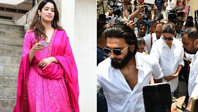 ... Deepika Padukone's Baby Bump Flair And SRK-Gauri Khan's Cool Casuals To Janhvi Kapoor's Pink Power, These Stars...