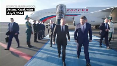 Russia's Putin Arrives in Kazakhstan to Meet Leaders