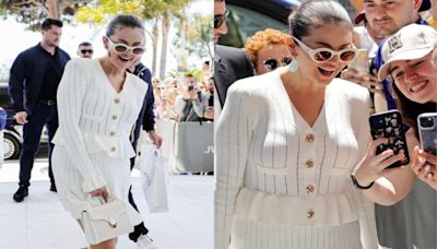 Selena Gomez shines in vintage-inspired ensemble in Cannes