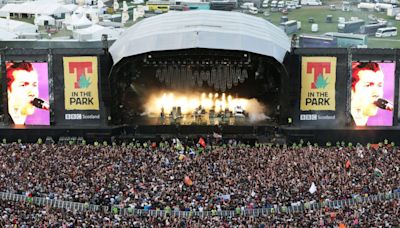 Arctic Monkeys played the exit music as T in the Park left Balado in 2014