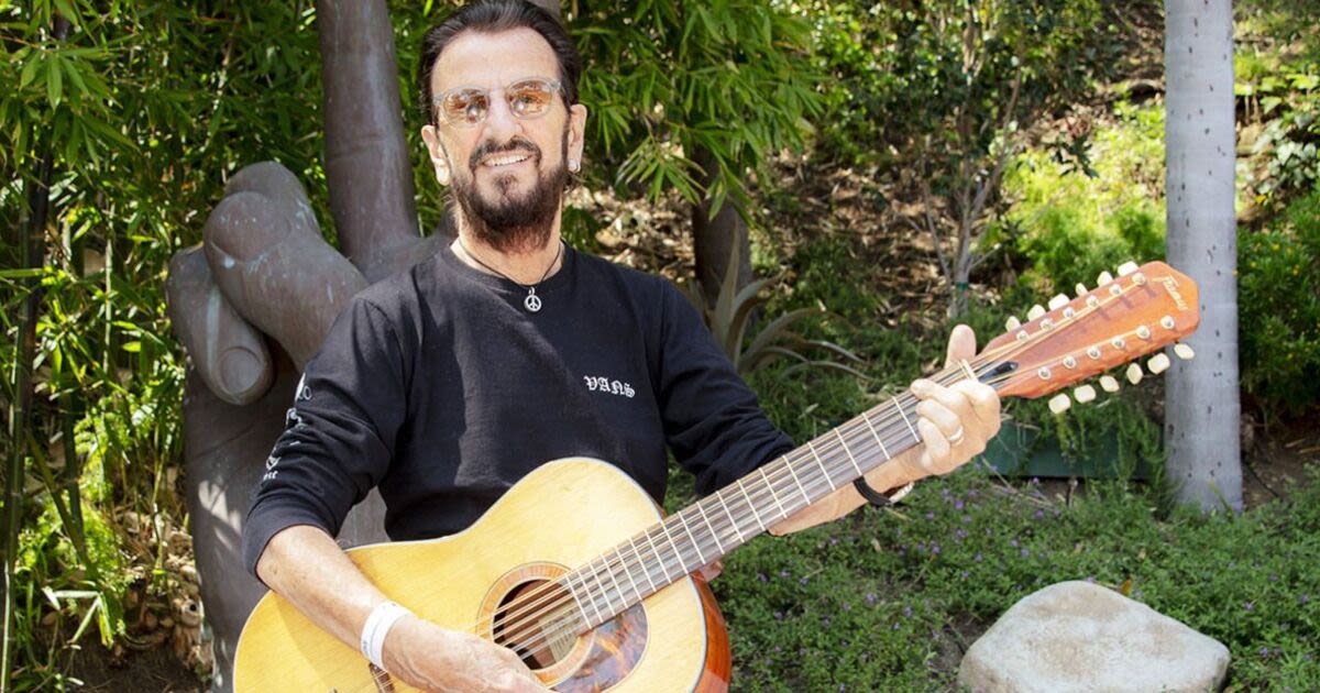 The Beatles' Ringo Starr, 83, reunited with John Lennon’s long-lost guitar