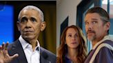 Barack Obama scared the director of a new disaster movie starring Julia Roberts by telling him his fictional screenplay was a lot closer to reality than he thought