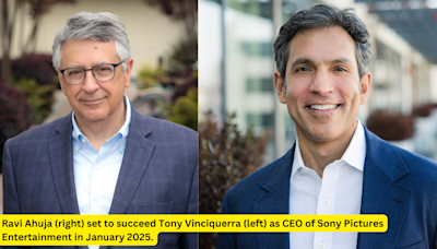 Leadership shift at Sony Pictures: Tony Vinciquerra steps down, Ravi Ahuja steps up