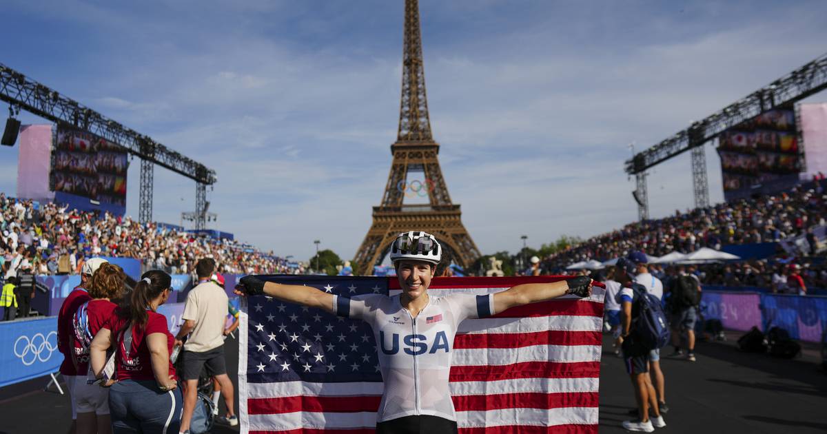 Alaska’s Kristen Faulkner wins landmark gold in Olympics cycling road race