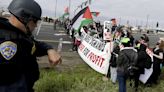 Pro-Palestinian protests target U.S. economic centers by blocking major bridges, highways