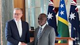 Solomon Islands Prime Minister Manele in Canberra to discuss ties