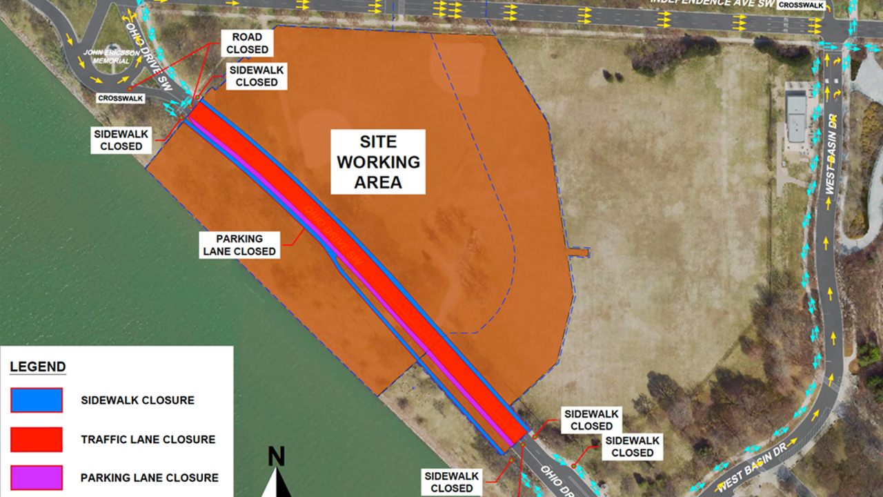 Road near Lincoln Memorial to close for 6 years for river tunnel project