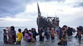 Students in Indonesia protest the growing numbers of Rohingya refugees in Aceh province