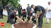 Sudarshan Chakra Corps organises green drive at Bhopal military station | Bhopal News - Times of India