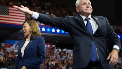 The Democrats raised $41 million after Kamala Harris picked her running mate, Tim Walz