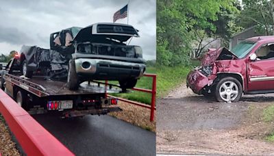 Three people, including a baby, seriously injured in Christian County, Mo. two-car crash