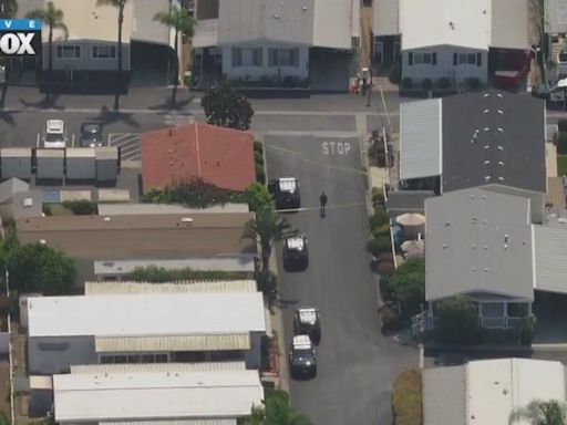 San Juan Capistrano shooting: Man allegedly kills his elderly parents, dog inside their mobile home