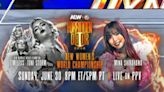 Toni Storm vs. Mina Shirakawa Confirmed For AEW x NJPW Forbidden Door