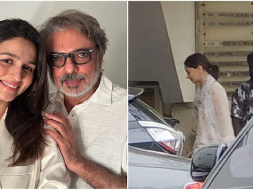 WATCH: Alia Bhatt dons desi look as she arrives at Love & War director Sanjay Leela Bhansali’s residence