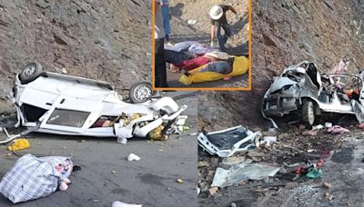 Tragedia en carretera de Áncash: Combi cae al abismo y mueren cinco personas durante paseo familiar