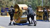 ‘Fuera porros de la UNAM’, exigen encapuchados tras bloqueo en Av. Insurgentes