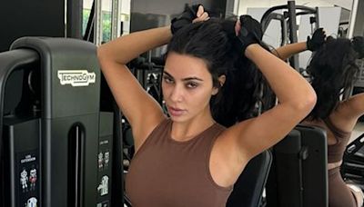 Buy Kim Kardashian's spandex shorts & crop top as star boasts: 'I look cute'