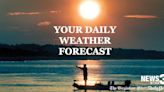 Today’s weather: Highs in the 80s, spotty shower or storm