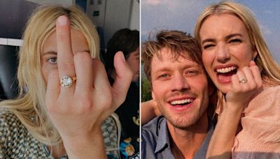 Emma Roberts Flashes a Close-Up of Her Dazzling Engagement Ring from Fiancé Cody John — See Her Sparkler!