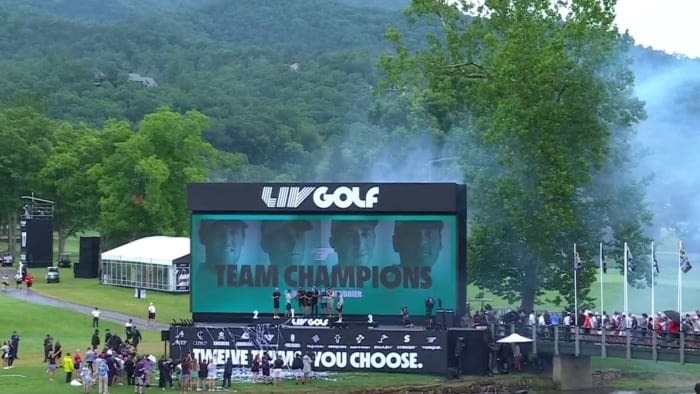 WATCH: LIV Golf is back at the Greenbrier