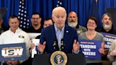 Biden makes unions and steel the focus of his first 2024 visit to Pittsburgh