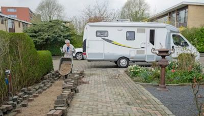 What to do if your neighbour has a caravan on their drive or the road