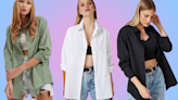 We're obsessed with this chic, oversized button-down that's down to $26