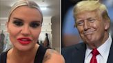 Kerry Katona's strange Donald Trump plea goes viral as fans step in