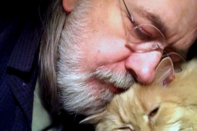 Appreciation: For 'Alienist' author Caleb Carr, rescuing a cat meant rescuing himself