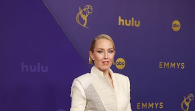 Carrie Coon Was Almost Unrecognizable in a Blonde Bob On the Emmys Red Carpet