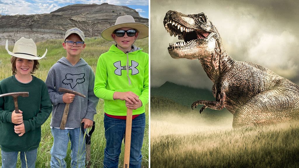 How three young explorers uncovered a T. rex fossil in North Dakota