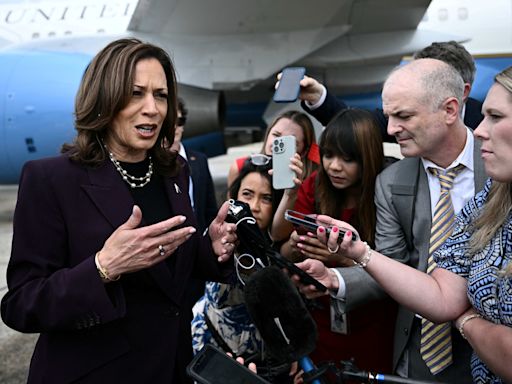 Harris says she's 'ready' to debate Trump, accuses him of 'backpedaling'